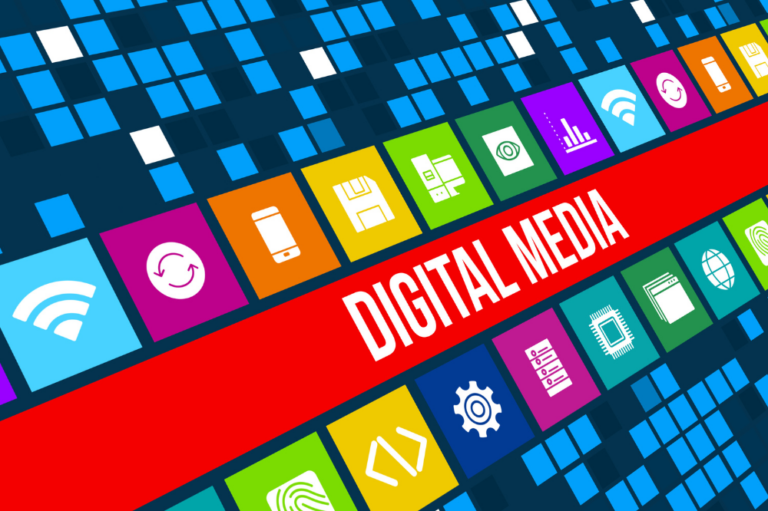different types of digital media, representing global digital media company